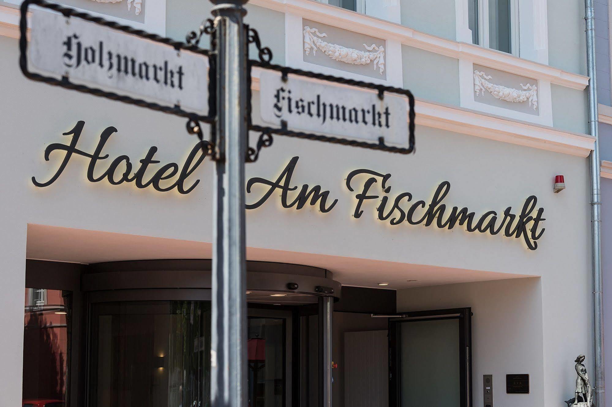 Hotel Am Fischmarkt Rheinberg Eksteriør billede