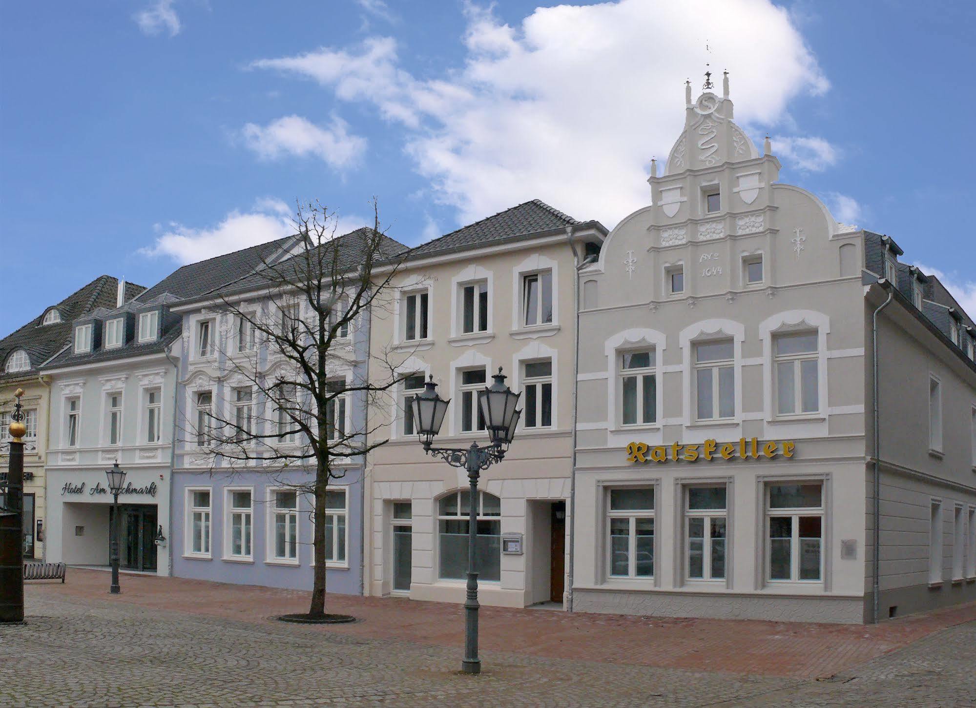 Hotel Am Fischmarkt Rheinberg Eksteriør billede